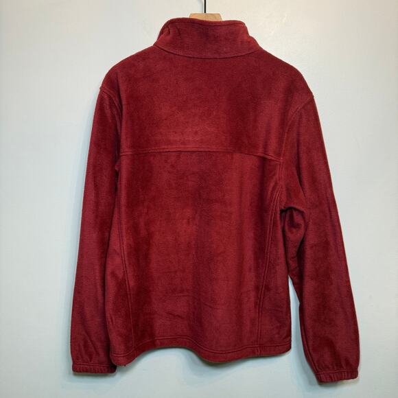 Columbia Men's Steens Mountain Full Zip 2.0 Fleece Jacket Burgundy Red Large - Picture 6 of 6